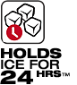 Holds Ice For 24 Hours